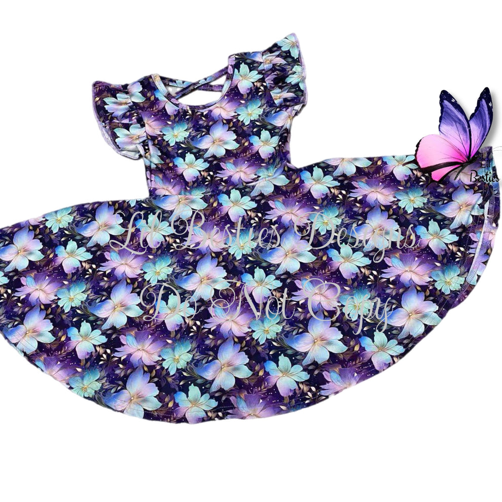 Lily Cross Back Twirl Dress