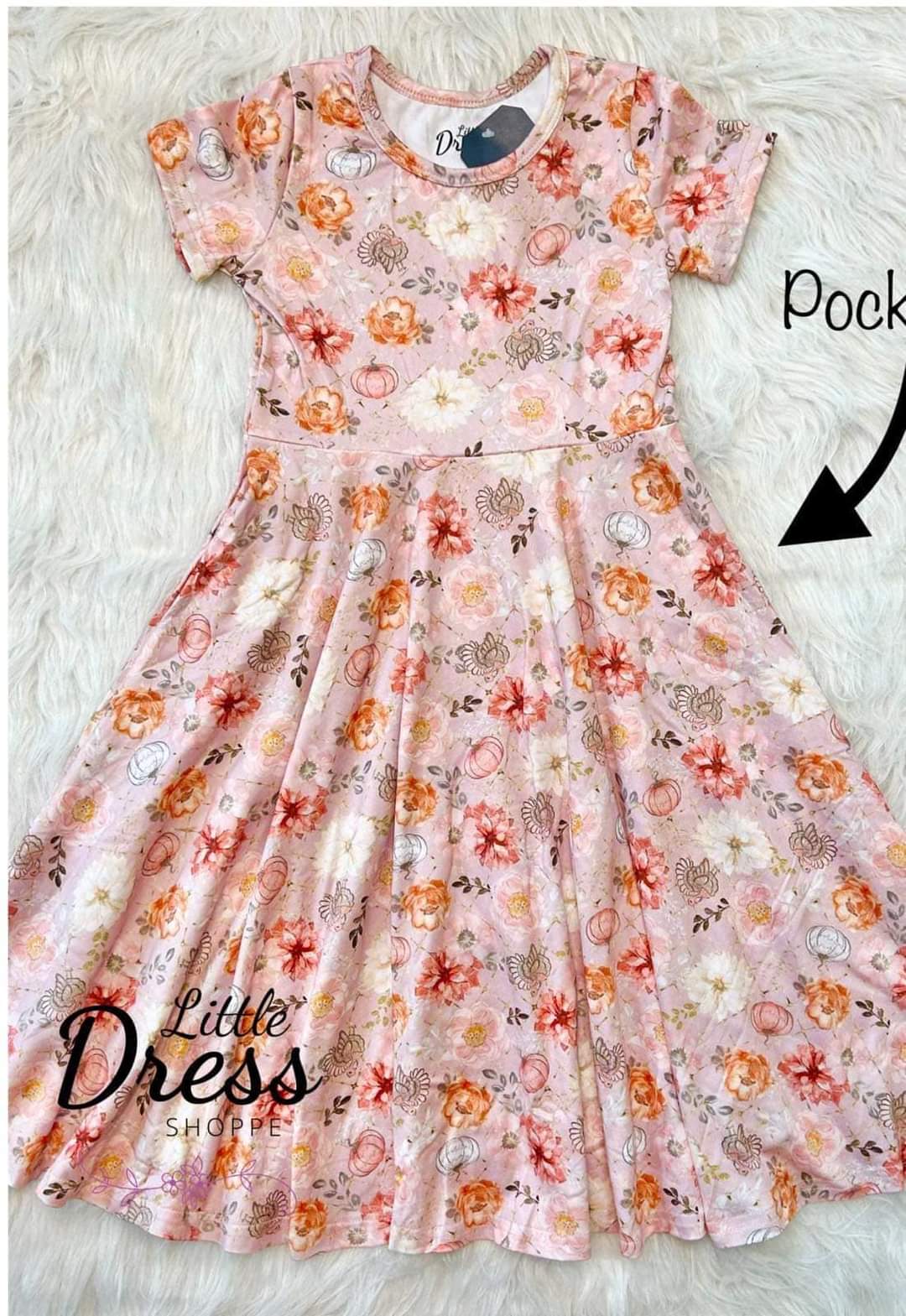 Pink Fall Maxi Dress