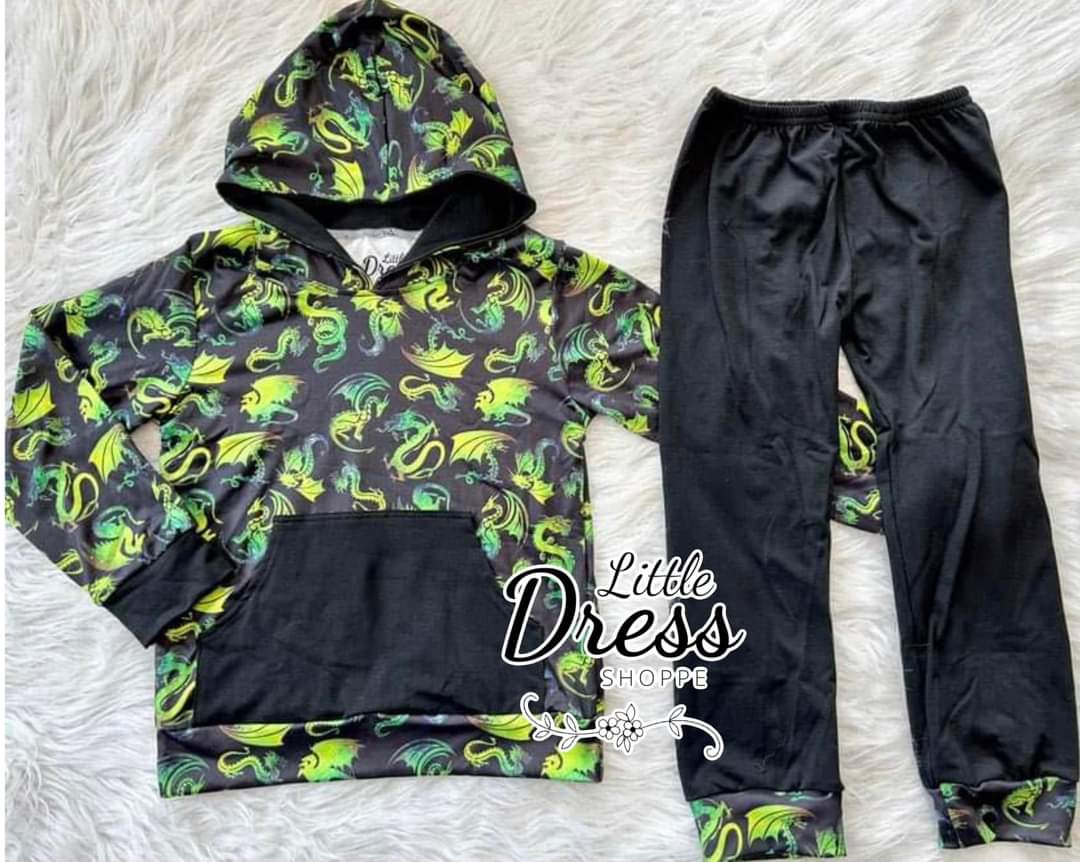 Dragon Hoodie Set