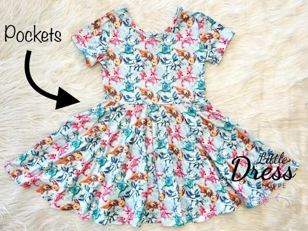 Axolotl Twirl Dress