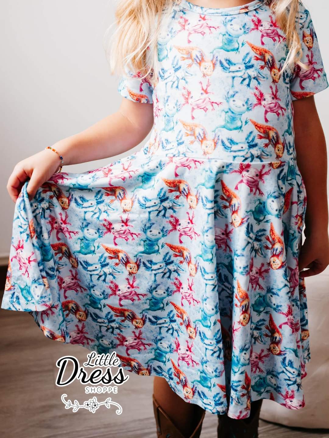 Axolotl Twirl Dress