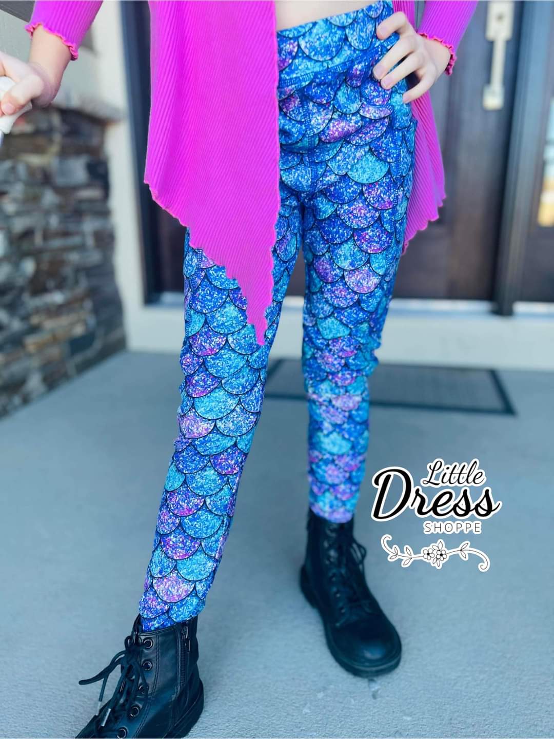 Mermaid Scale Pocket Leggings
