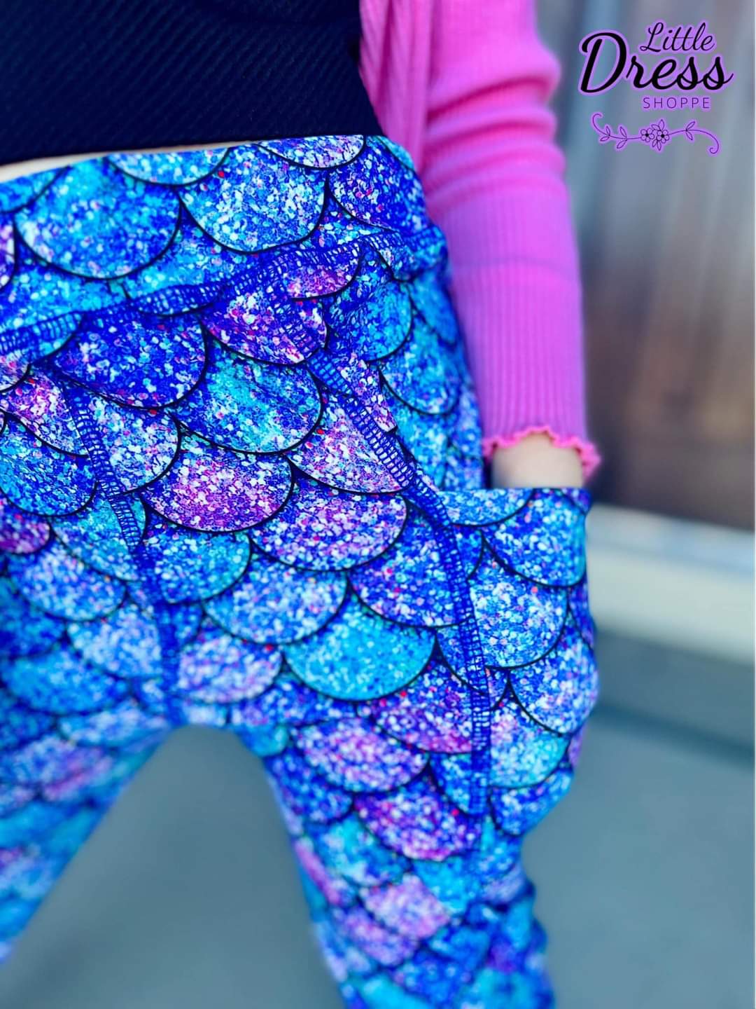 Mermaid Scale Pocket Leggings