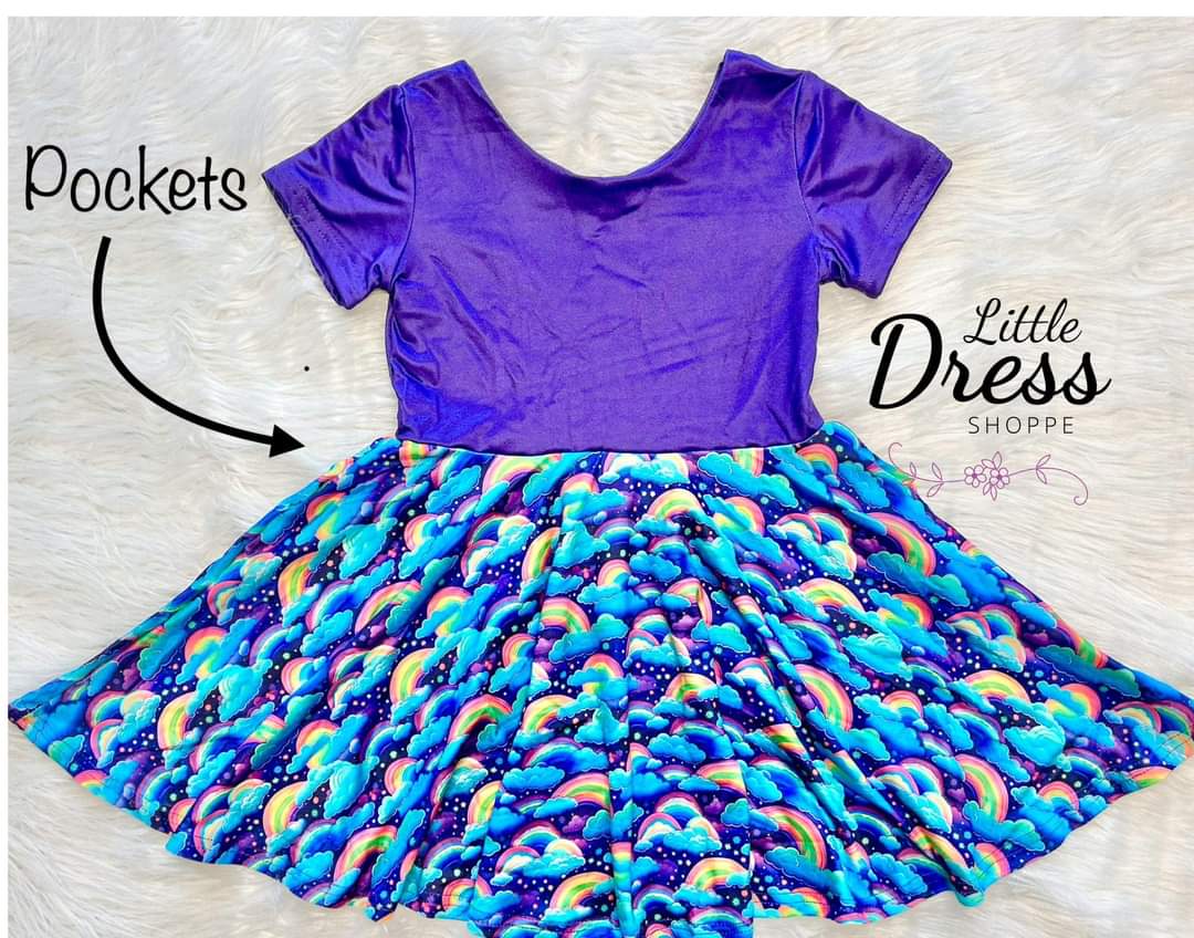 Twilight Rainbow Twirl Dress