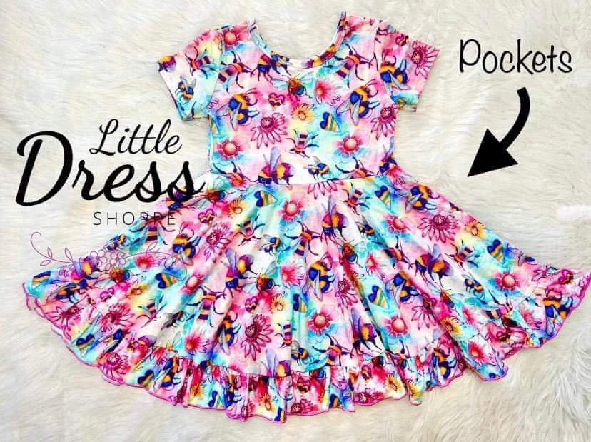 Bee Love Twirl Dress