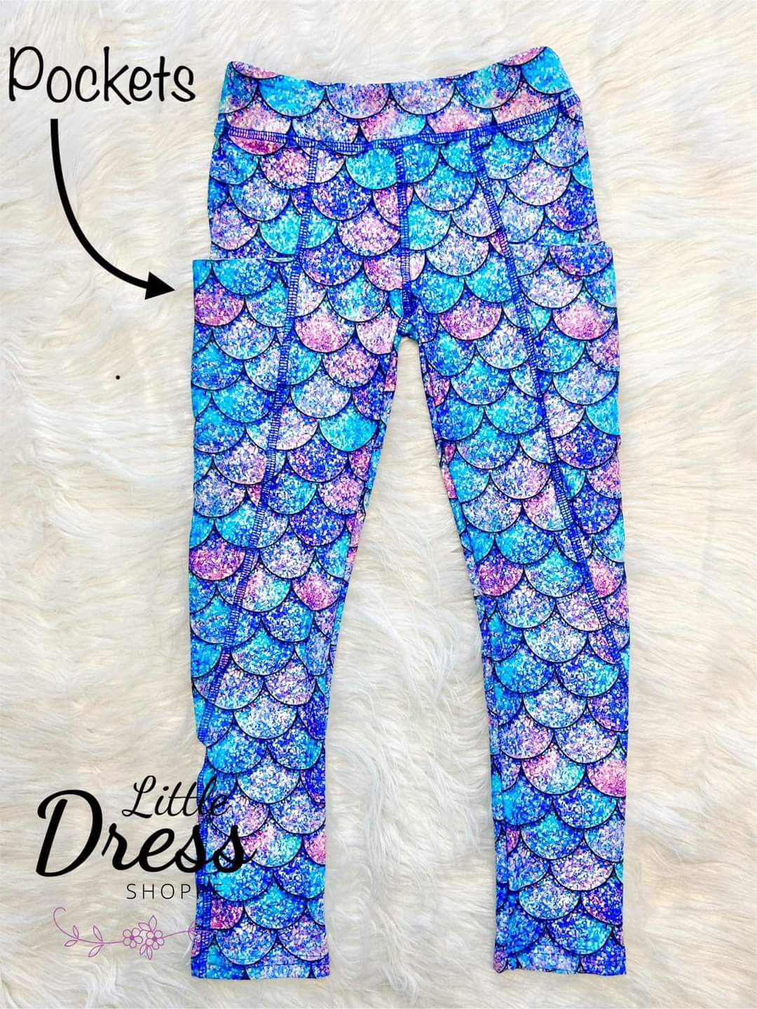 Mermaid Scale Pocket Leggings