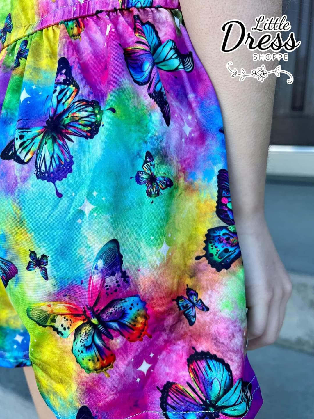 Rainbow Butterfly Romper