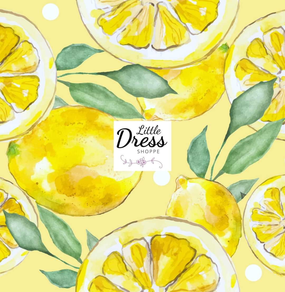 Lovely Lemon Twirl Dress