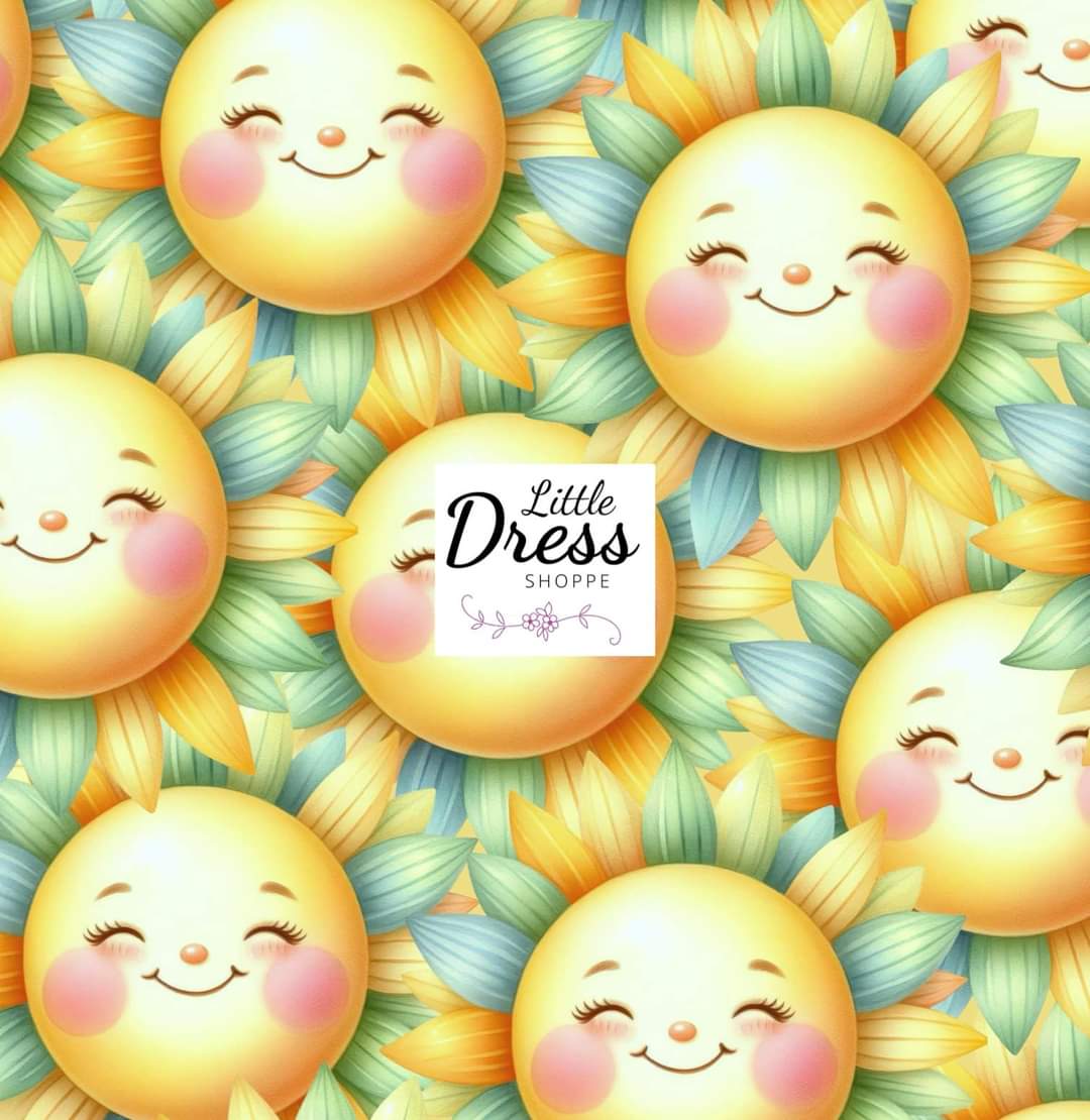Smiley Sunflower Romper