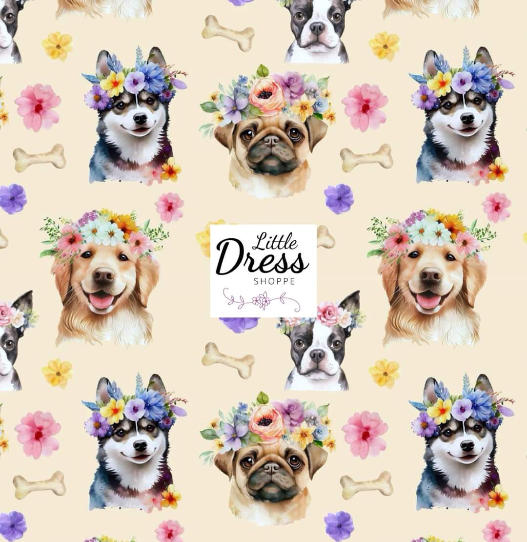 Dogs of Summer Twirl Dress