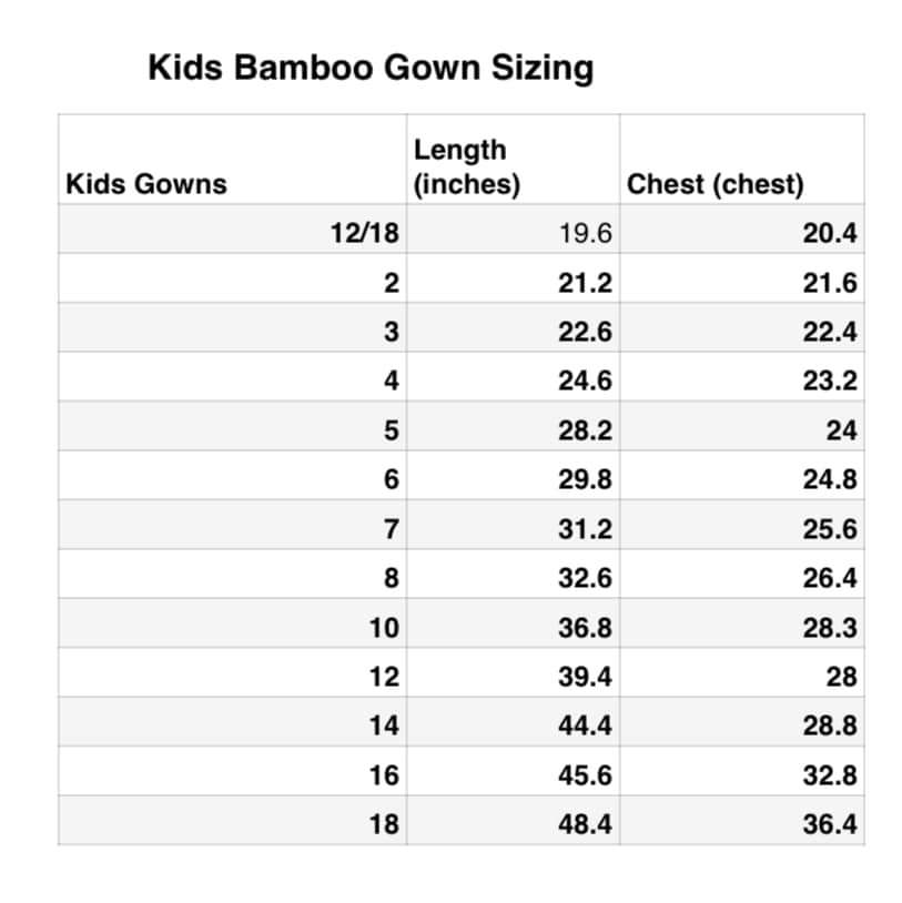 Snow Friends Bamboo PJ Gown