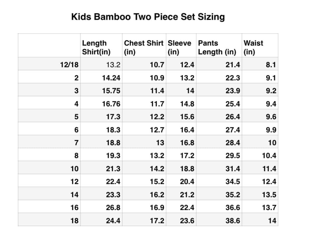 Snow Friends Bamboo PJ Set