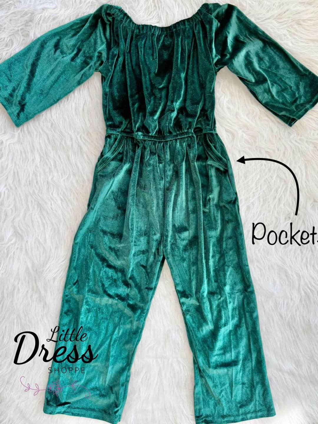 Emerald Green Velvet Jumper