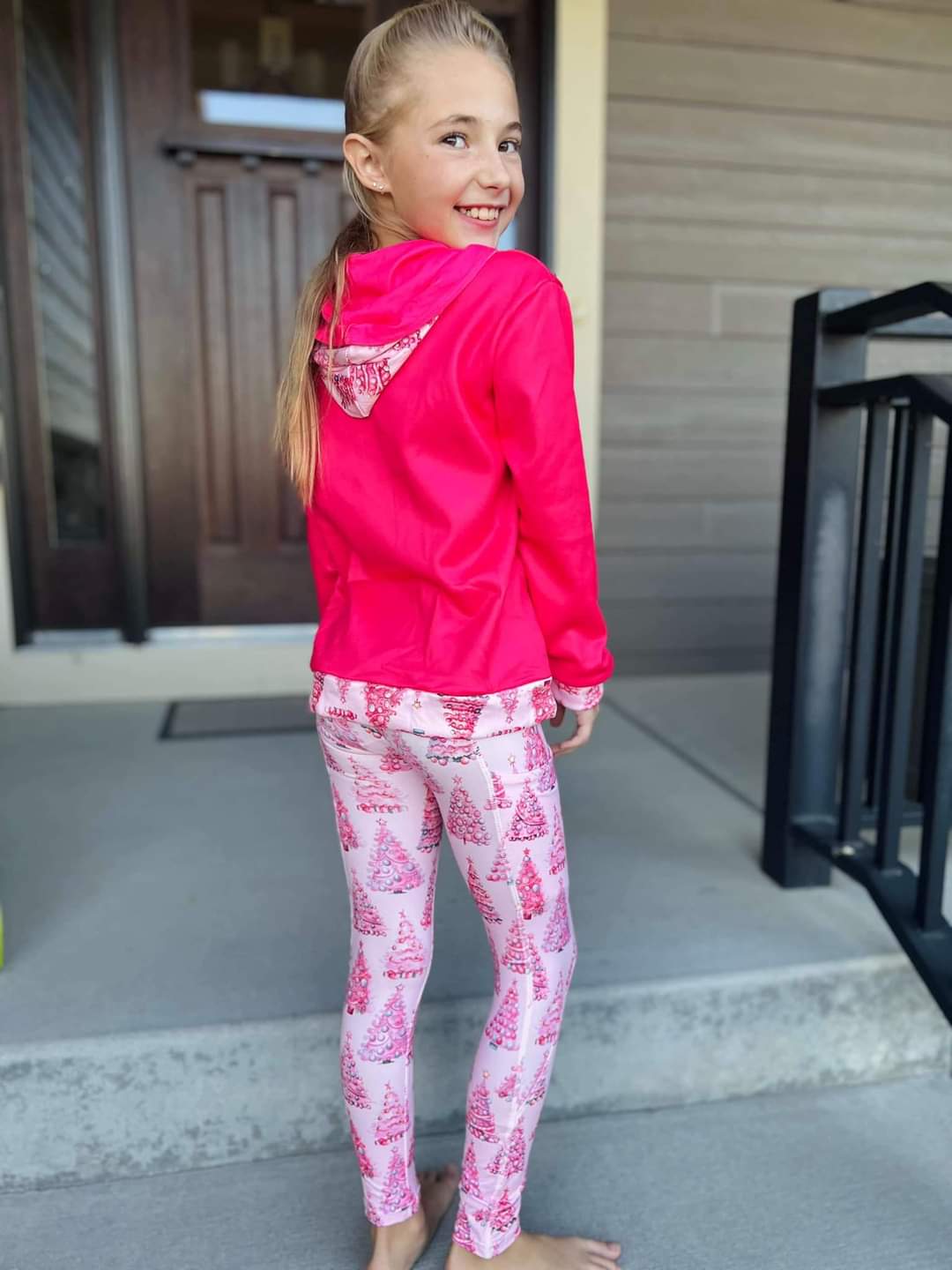 Pink Trees Hoodie