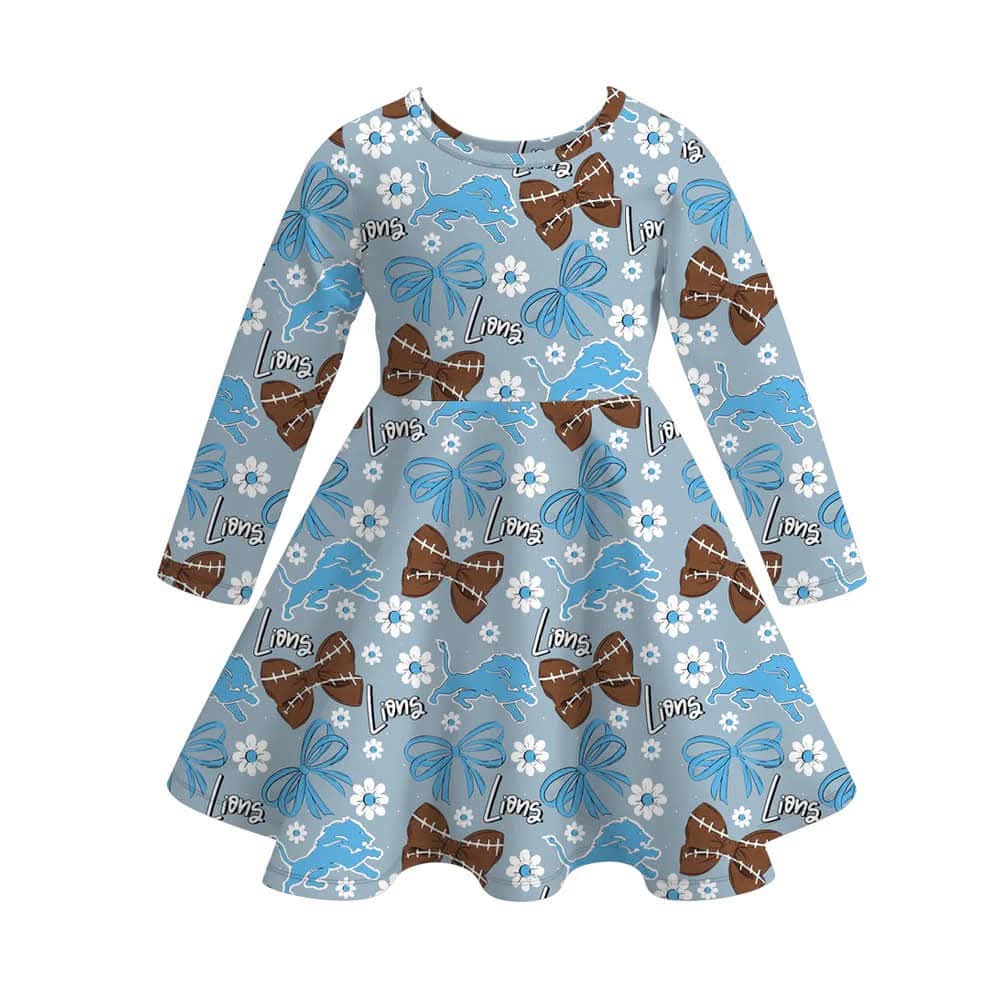 Detroit Lions Twirl Dress