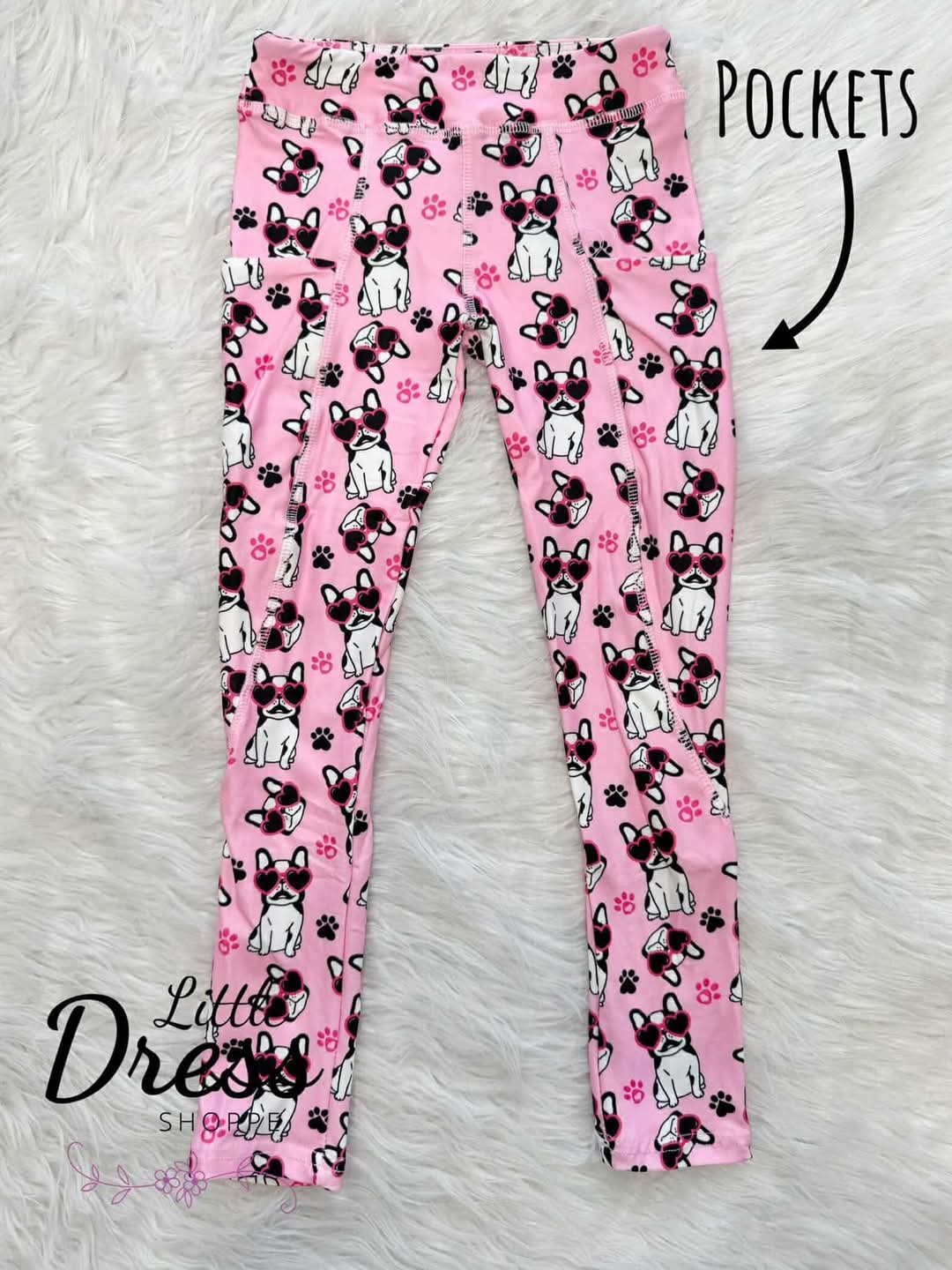 Frenchie Love Pocket Leggings