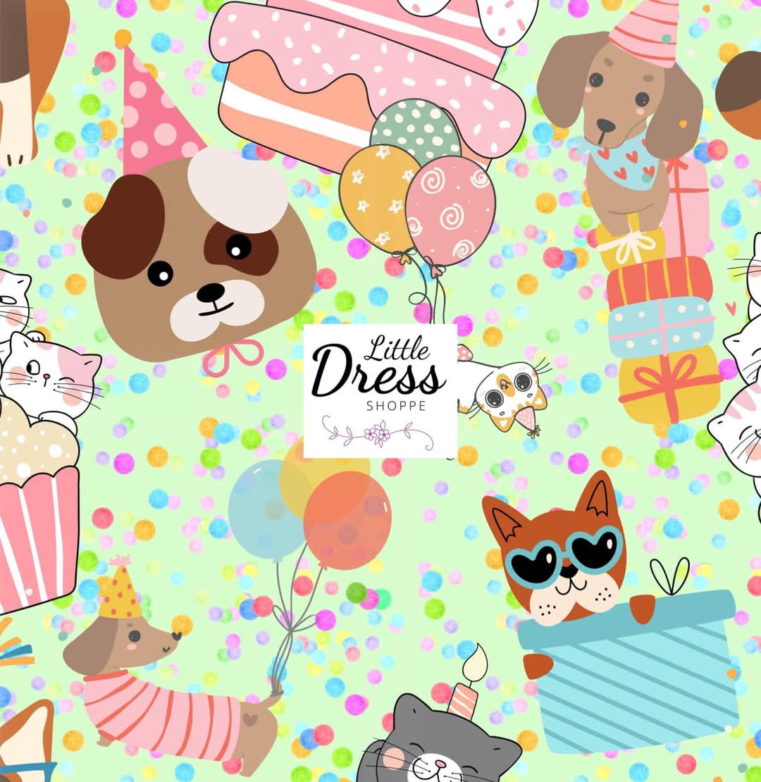 Puppy Party Twirl Dress