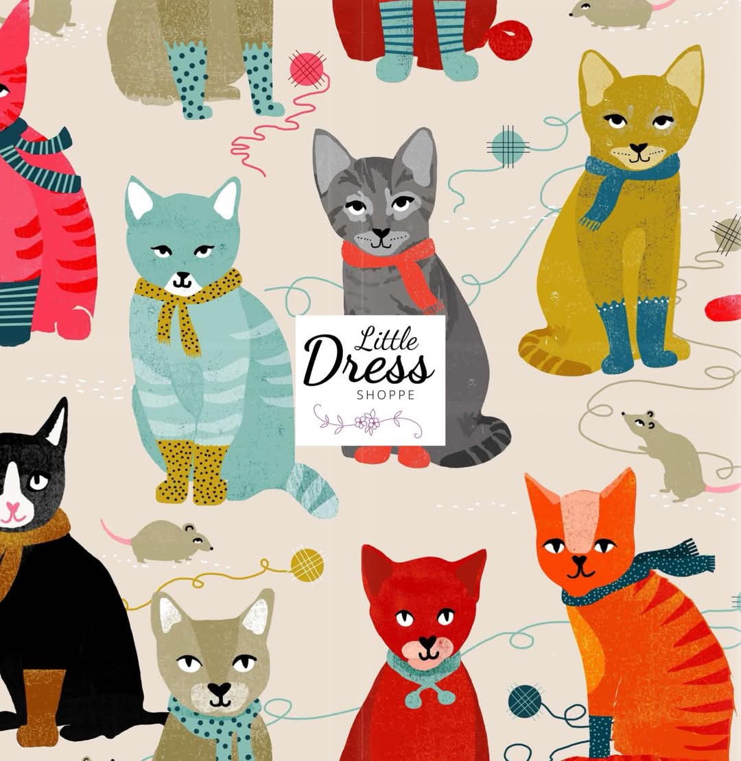 Pretty Kitty Twirl Dress