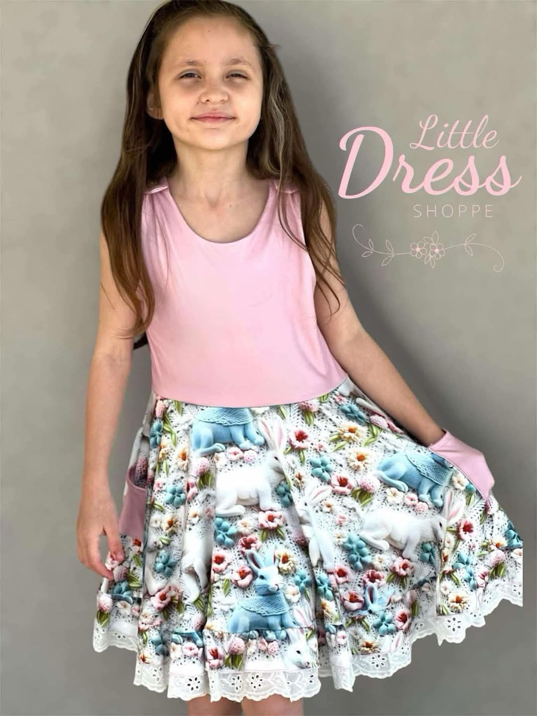 Button Tank Twirl Dress