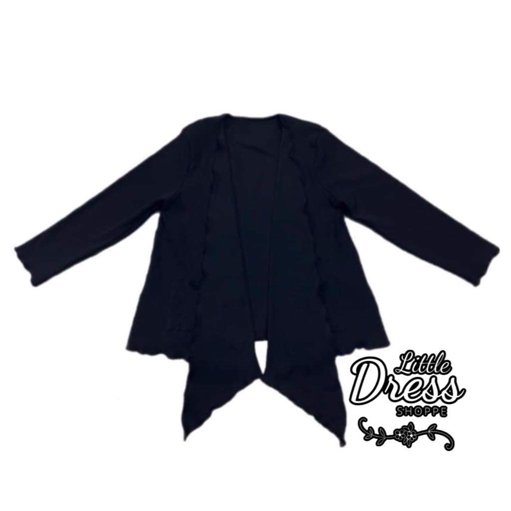 Pocket Cardigan- Black