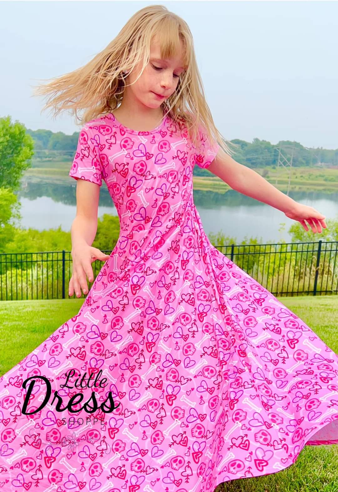 Halloween Maxi Twirl Dress