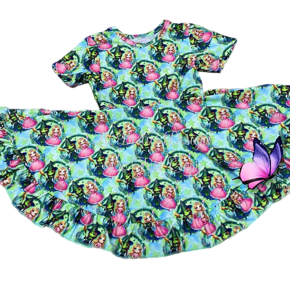 Wicked Inspired Twirl Dress