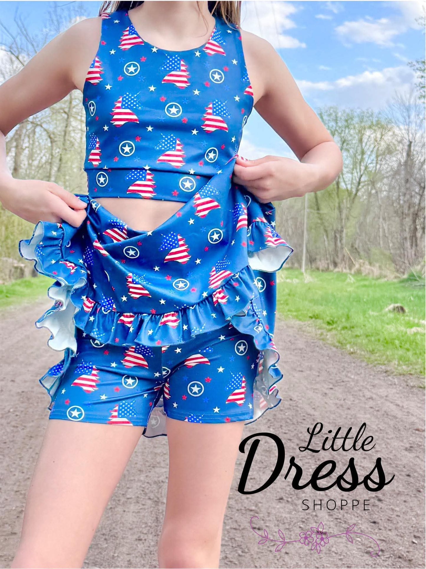 Patriotic Yoga Set