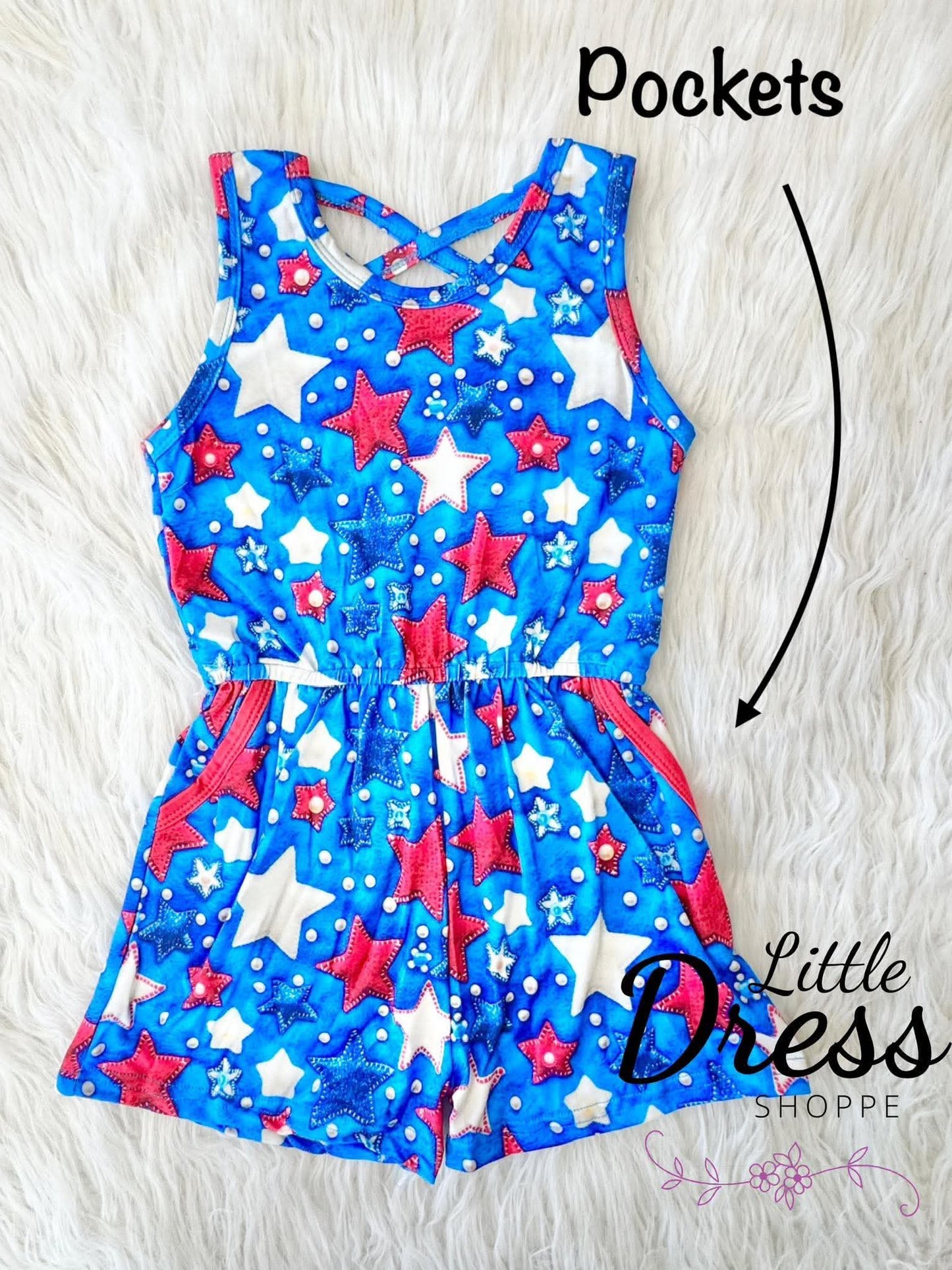Americana Stars Romper