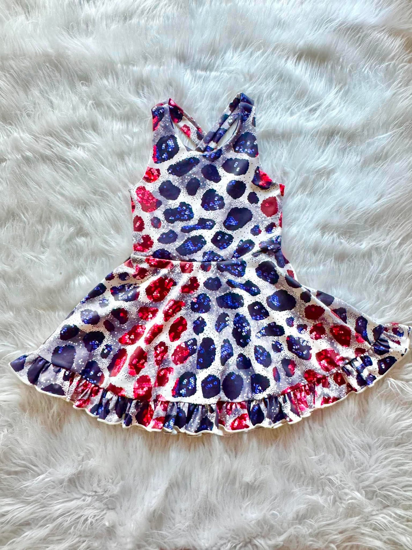 Leopard Americana Dress