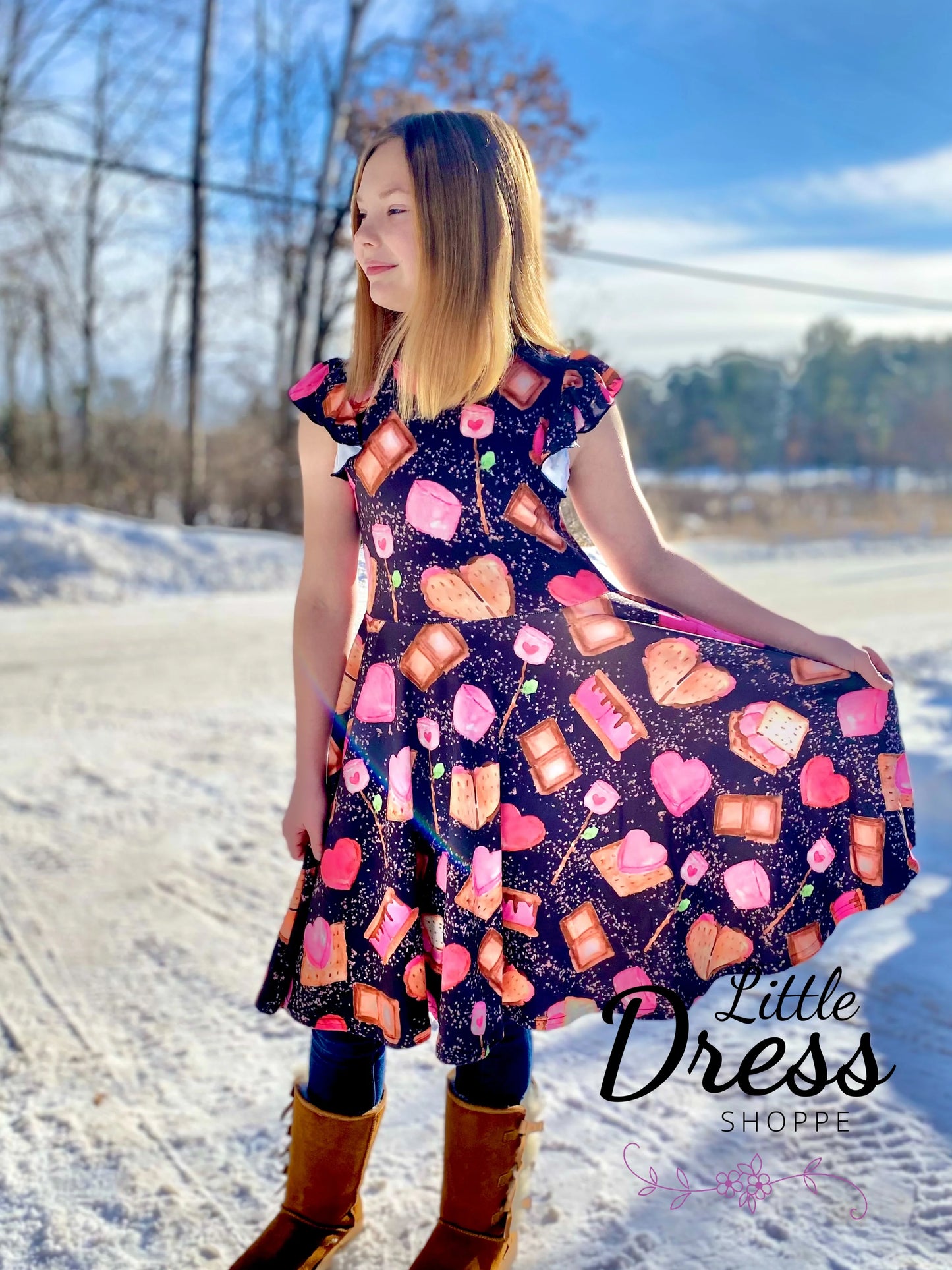 S'mores Love Twirl Dress