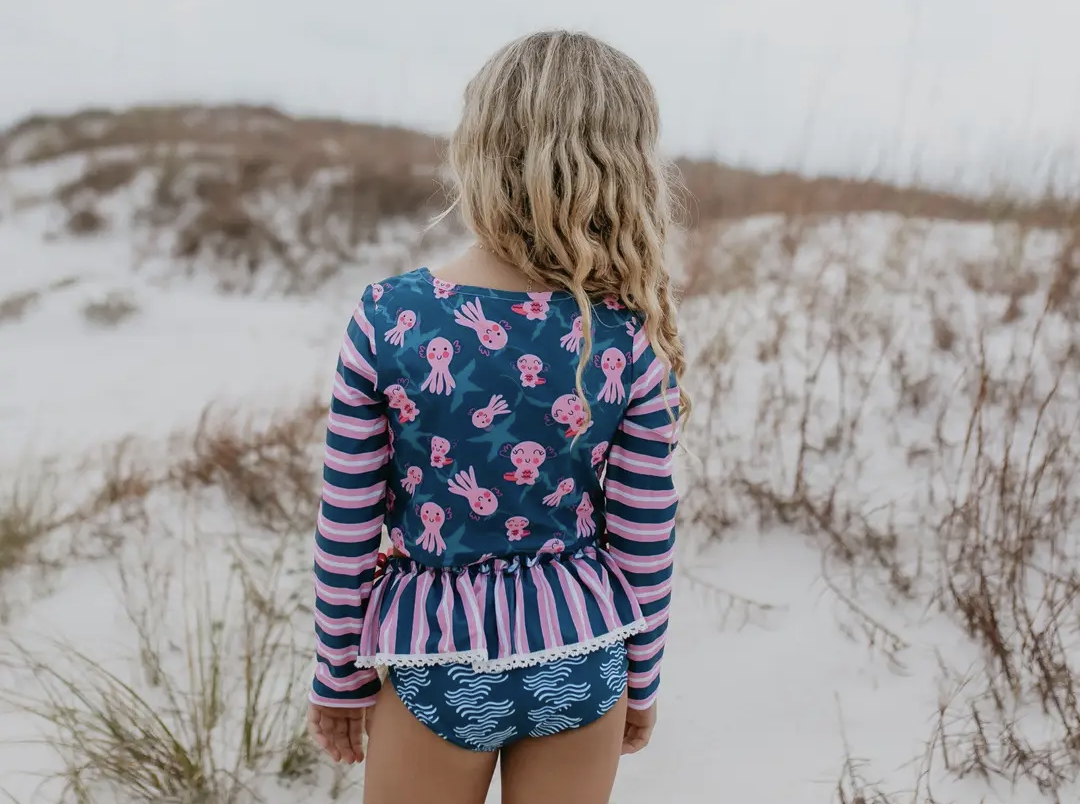 Axolotl Rash Guard Set