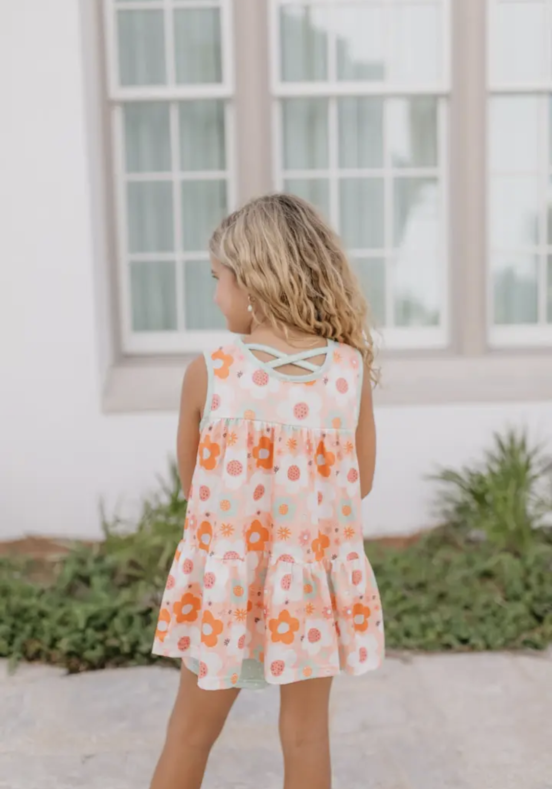 Retro Flower Short Set