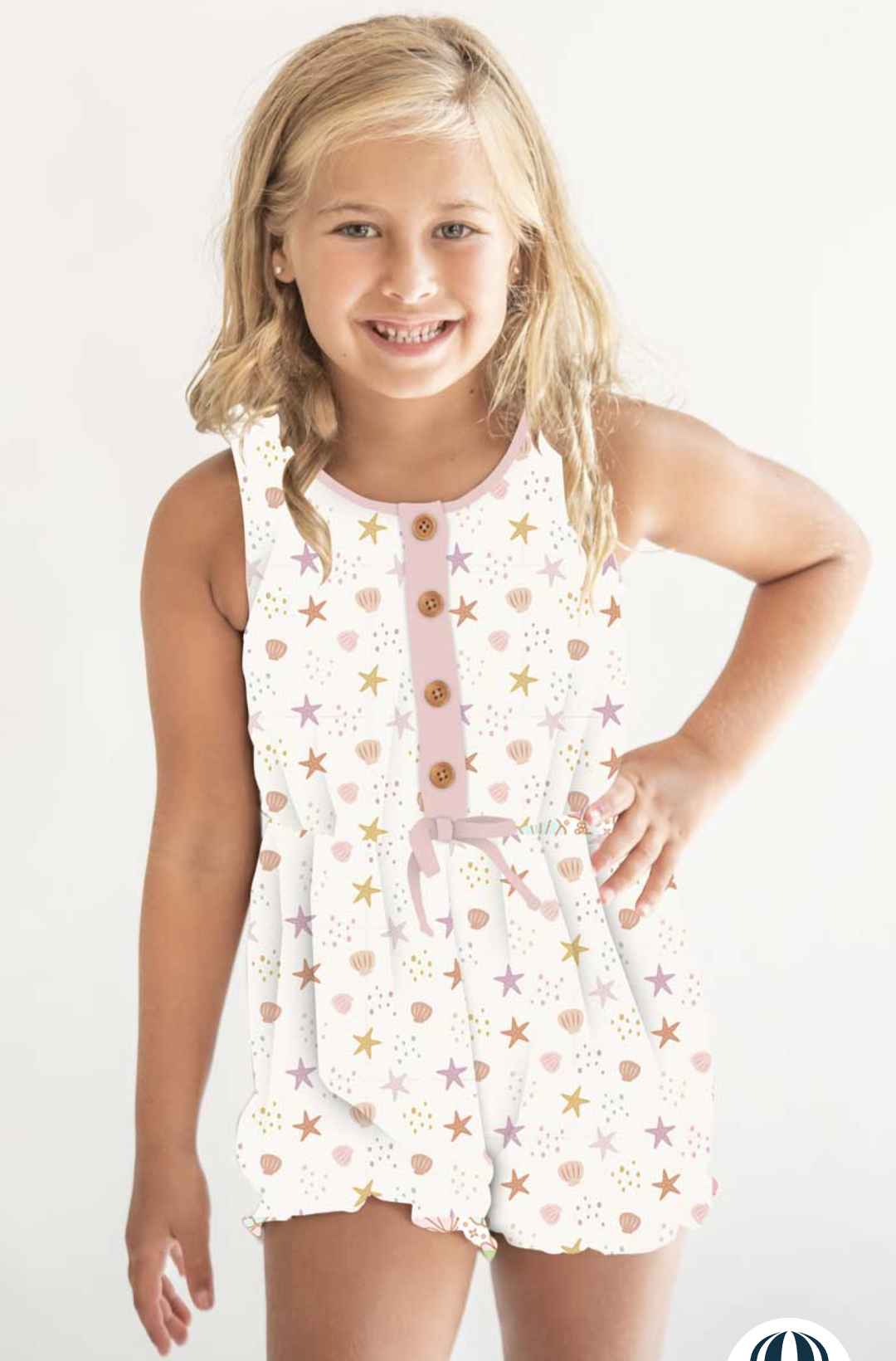 Beach Days Bamboo Bubble Romper