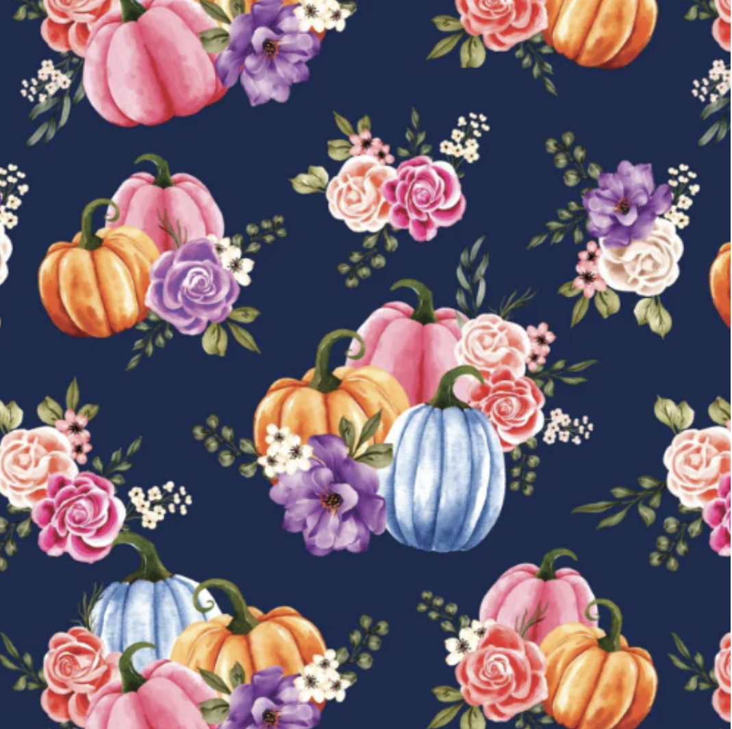 Love & Sprinkles Pumpkin Blossom Ruffle Sleeve with Backdrop