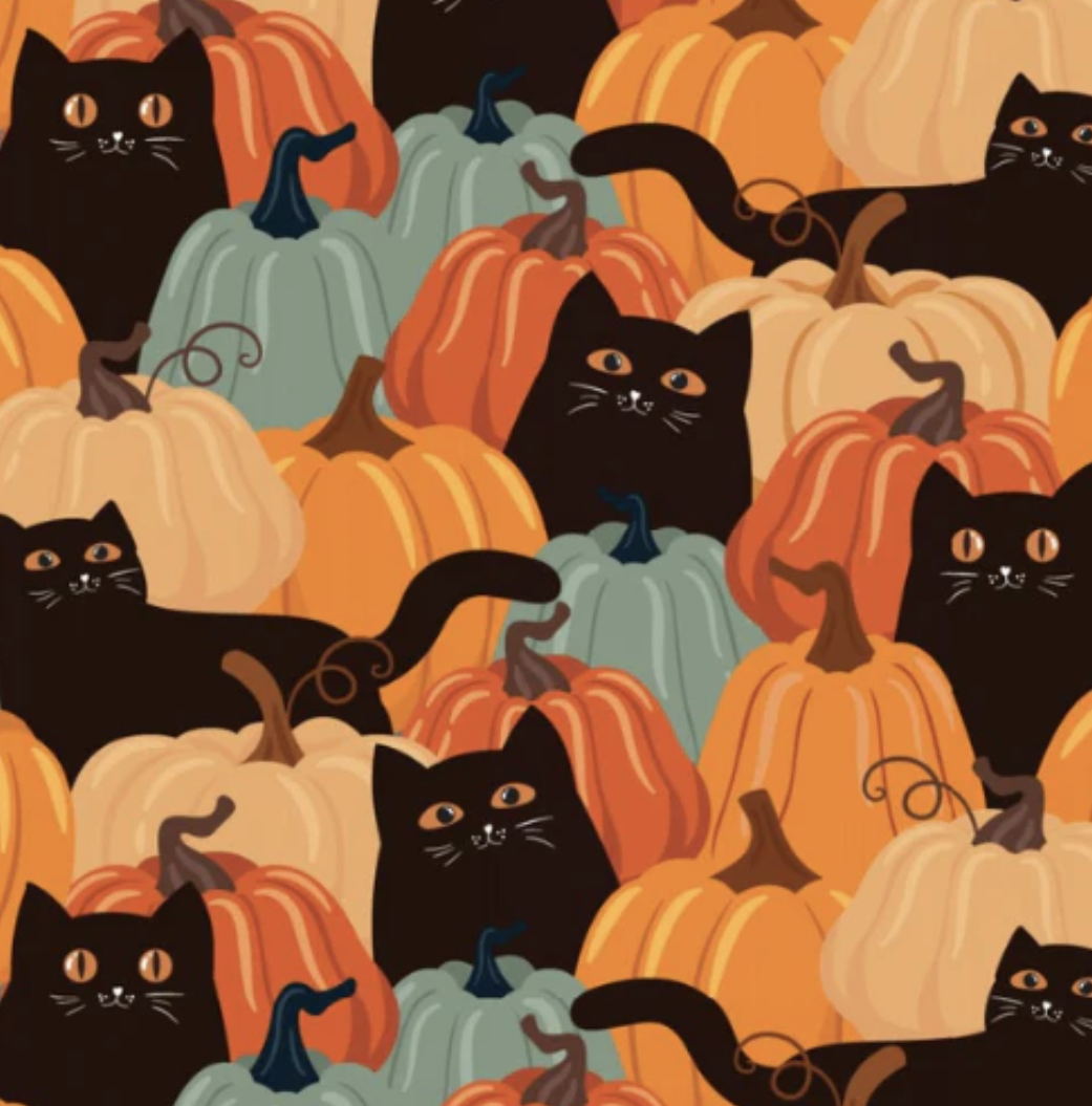 Love & Sprinkles Purrfect Pumpkin Full Length Dress