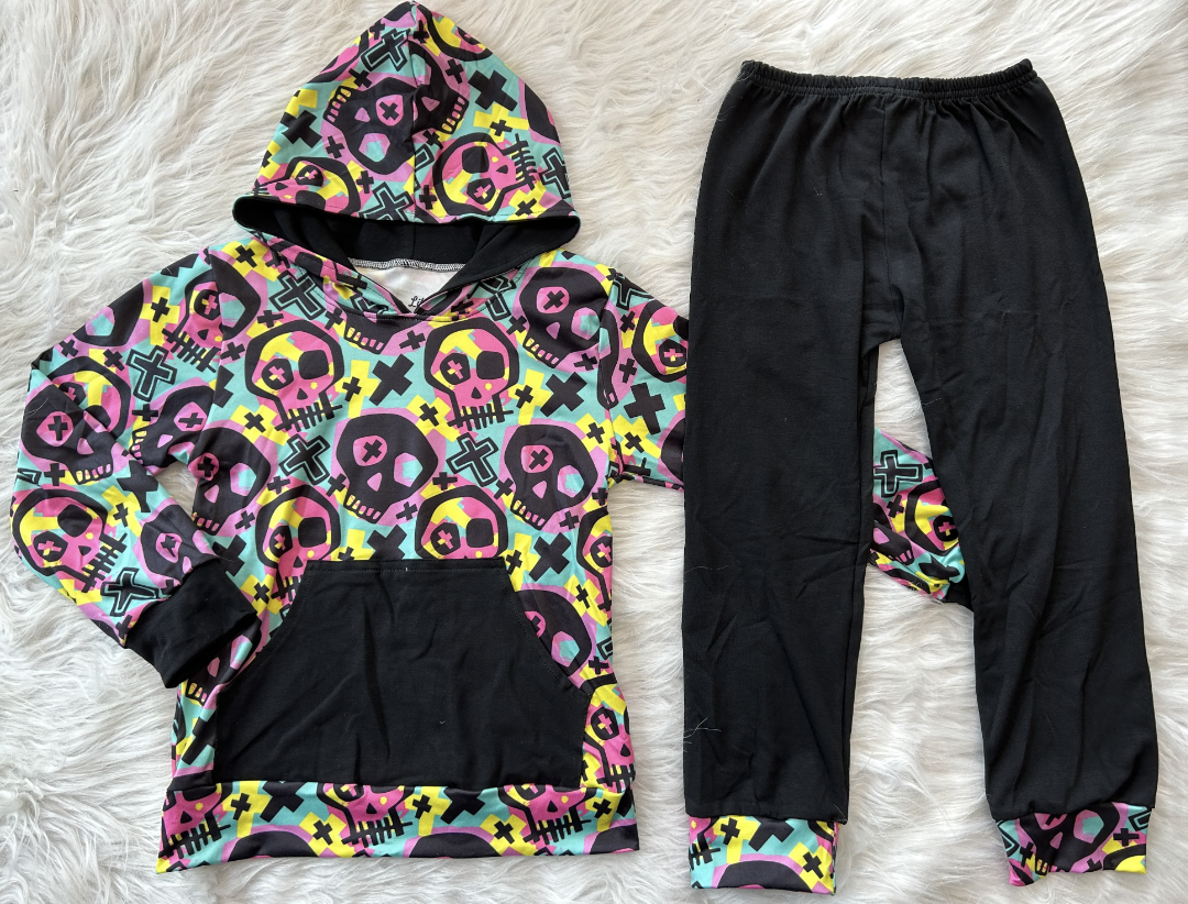 Sugar Skulls Hoodie Set