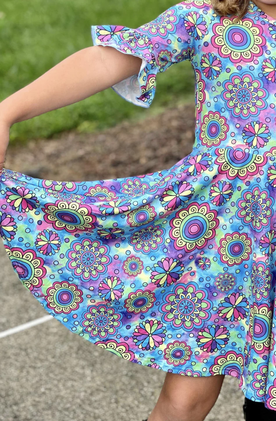 Retro Twirly Dress