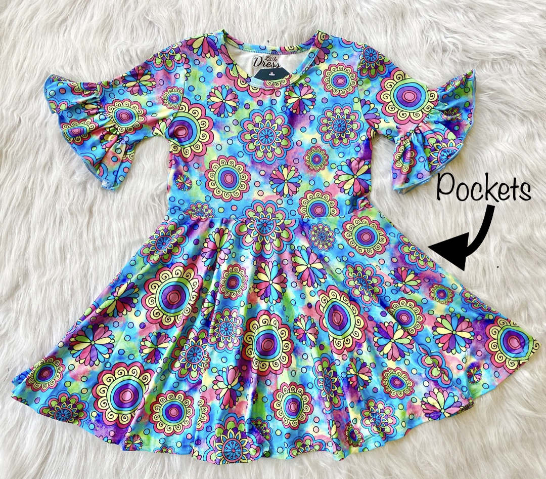 Retro Twirly Dress