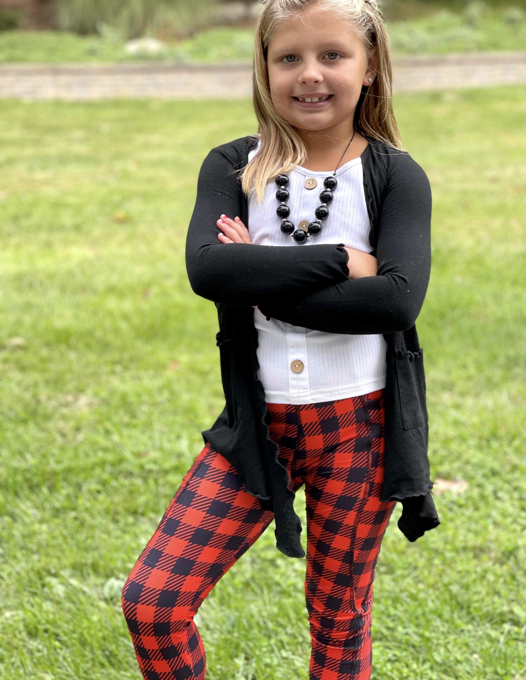Buffalo Plaid Pocket Leggings