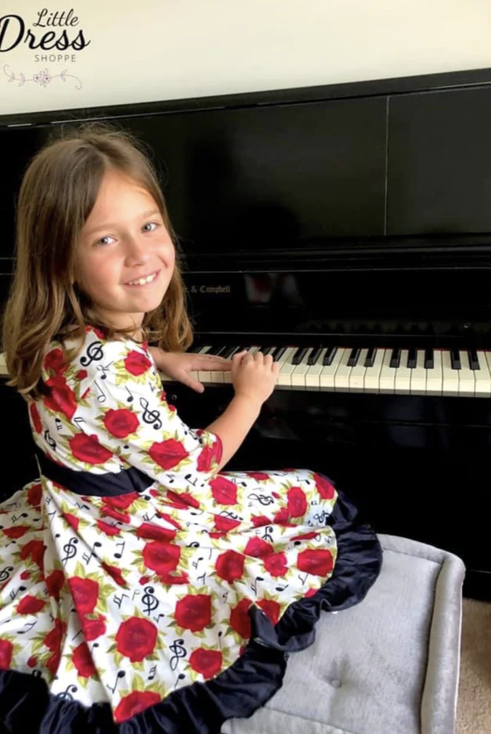 Music Note Twirl Dress