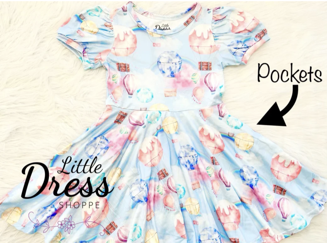 Hot Air Balloon Twirl Dress