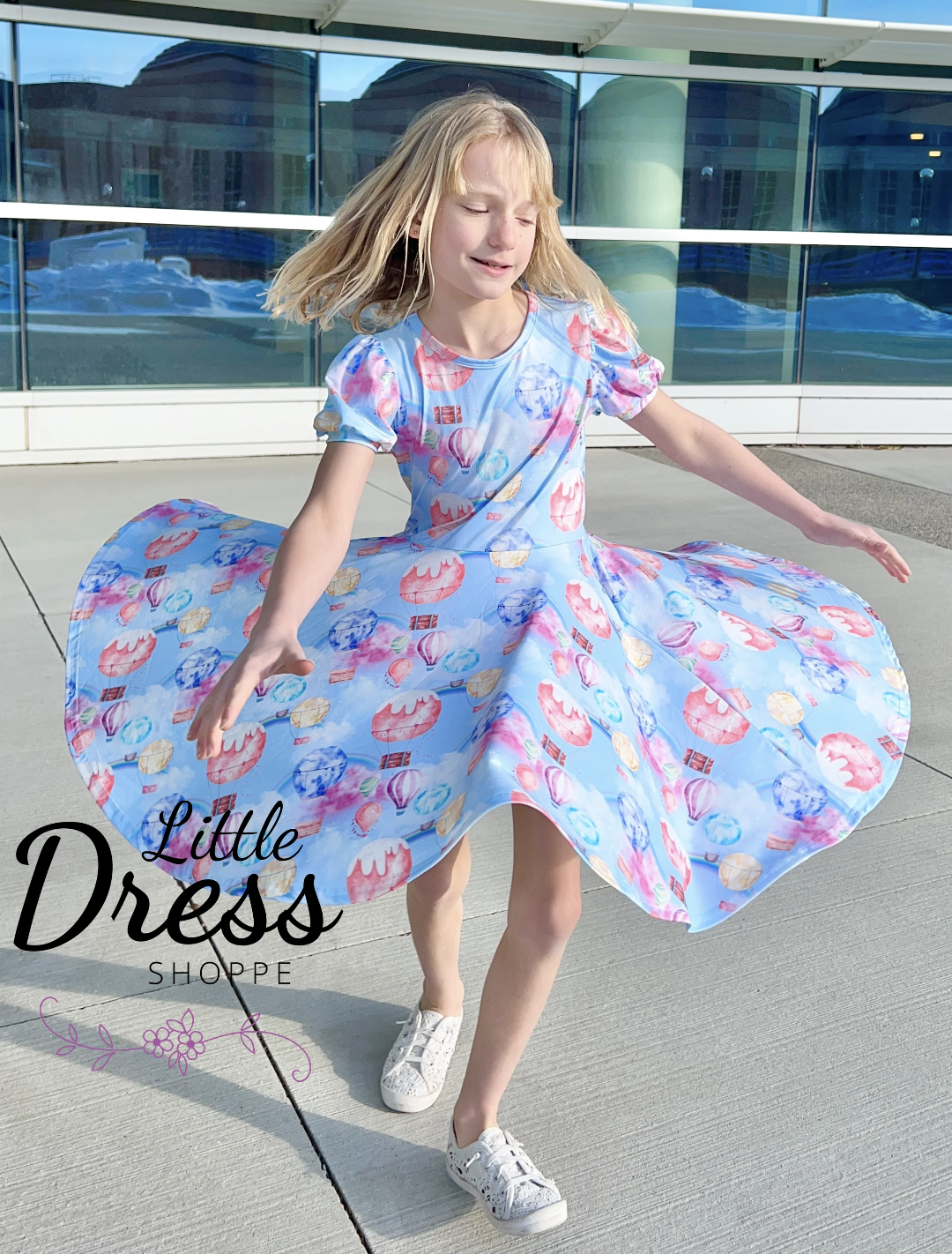 Hot Air Balloon Twirl Dress