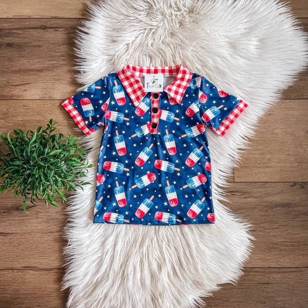 Americana Bomb Pops Polo