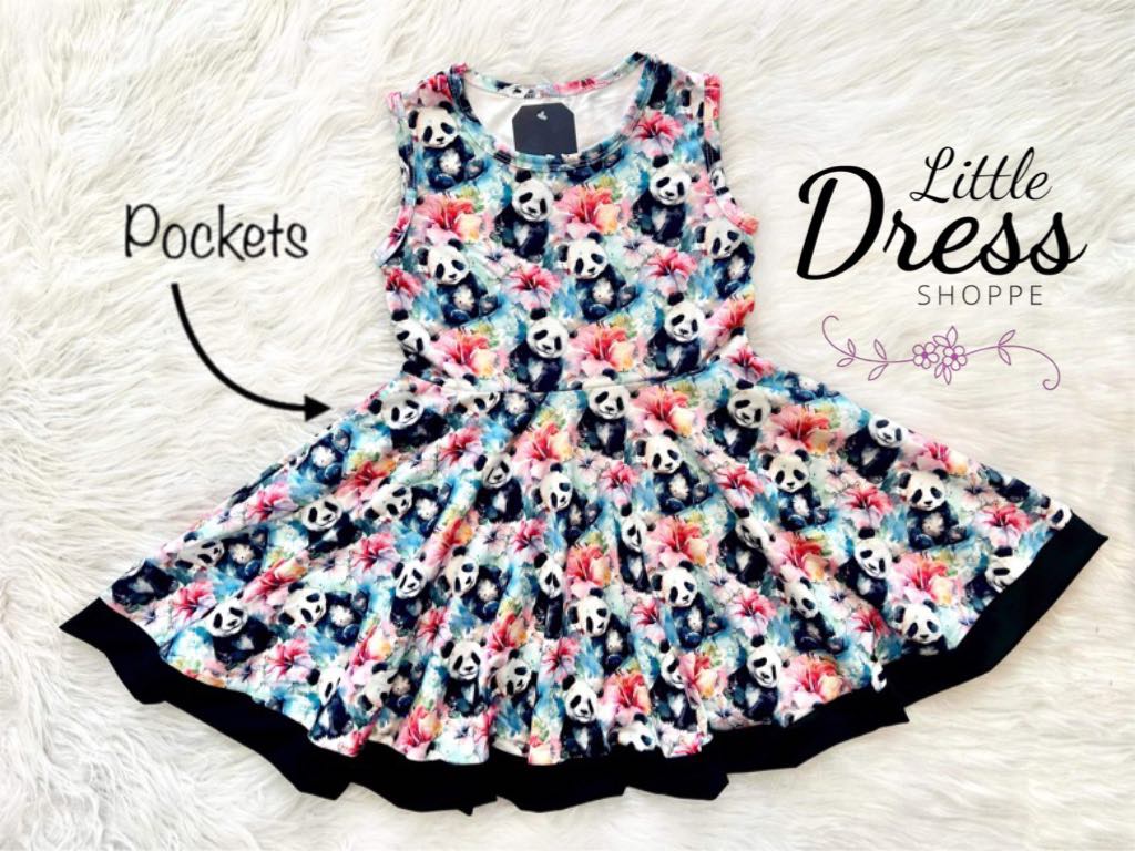 Panda Twirl Dress
