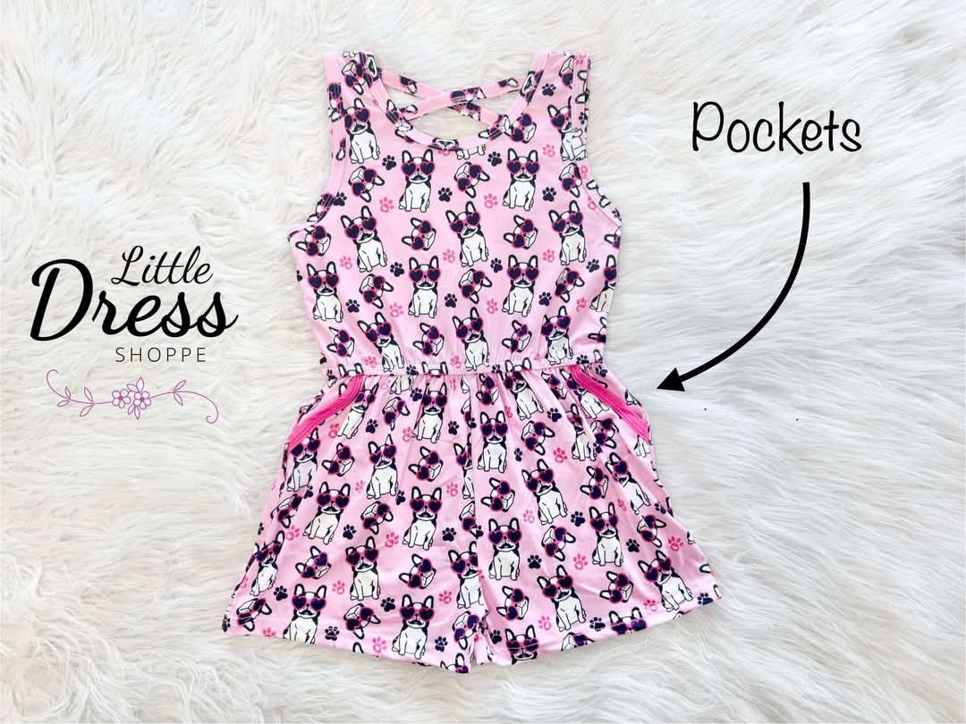 Frenchie Love Romper