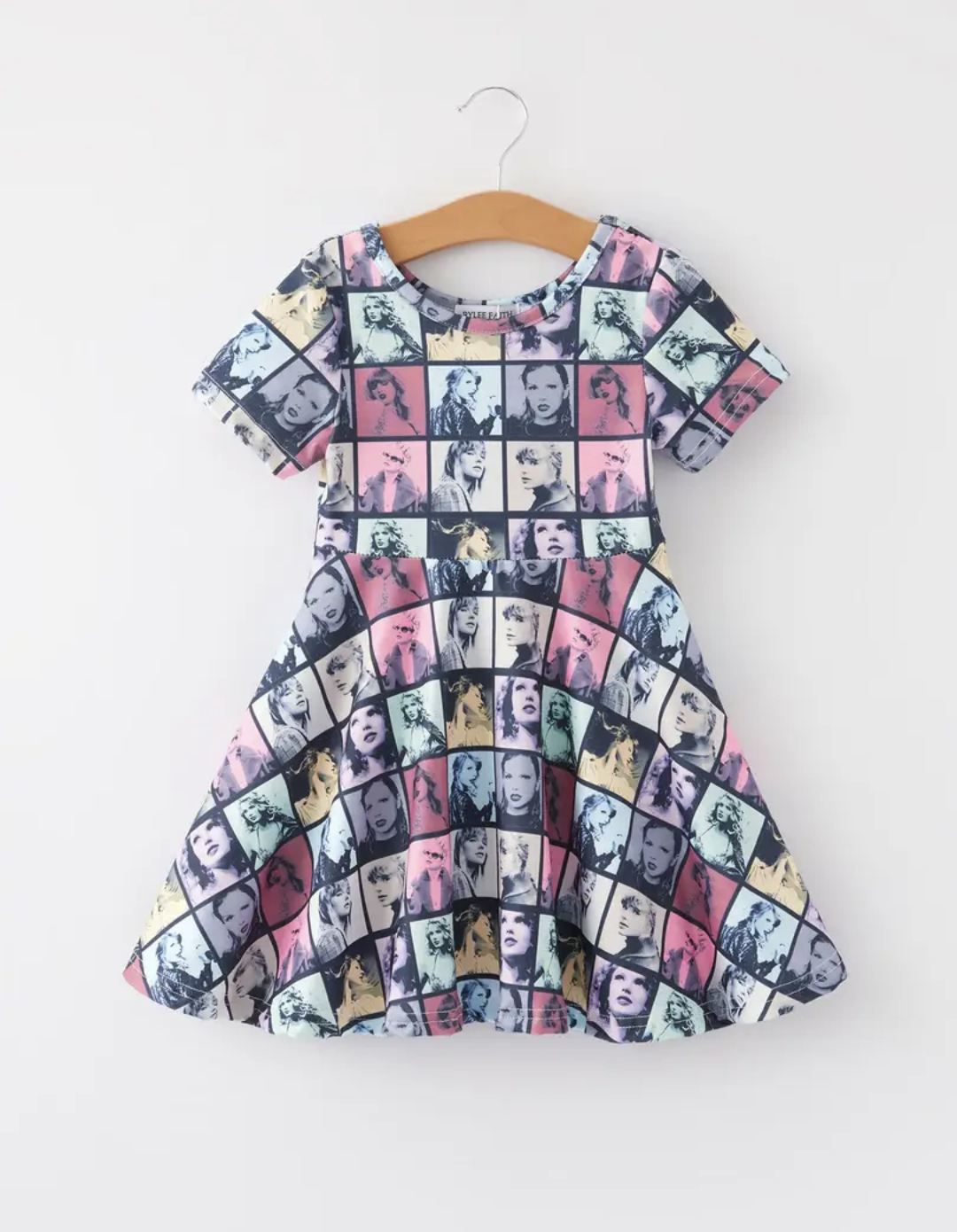 "TS" Portrait Concert Twirl Dress
