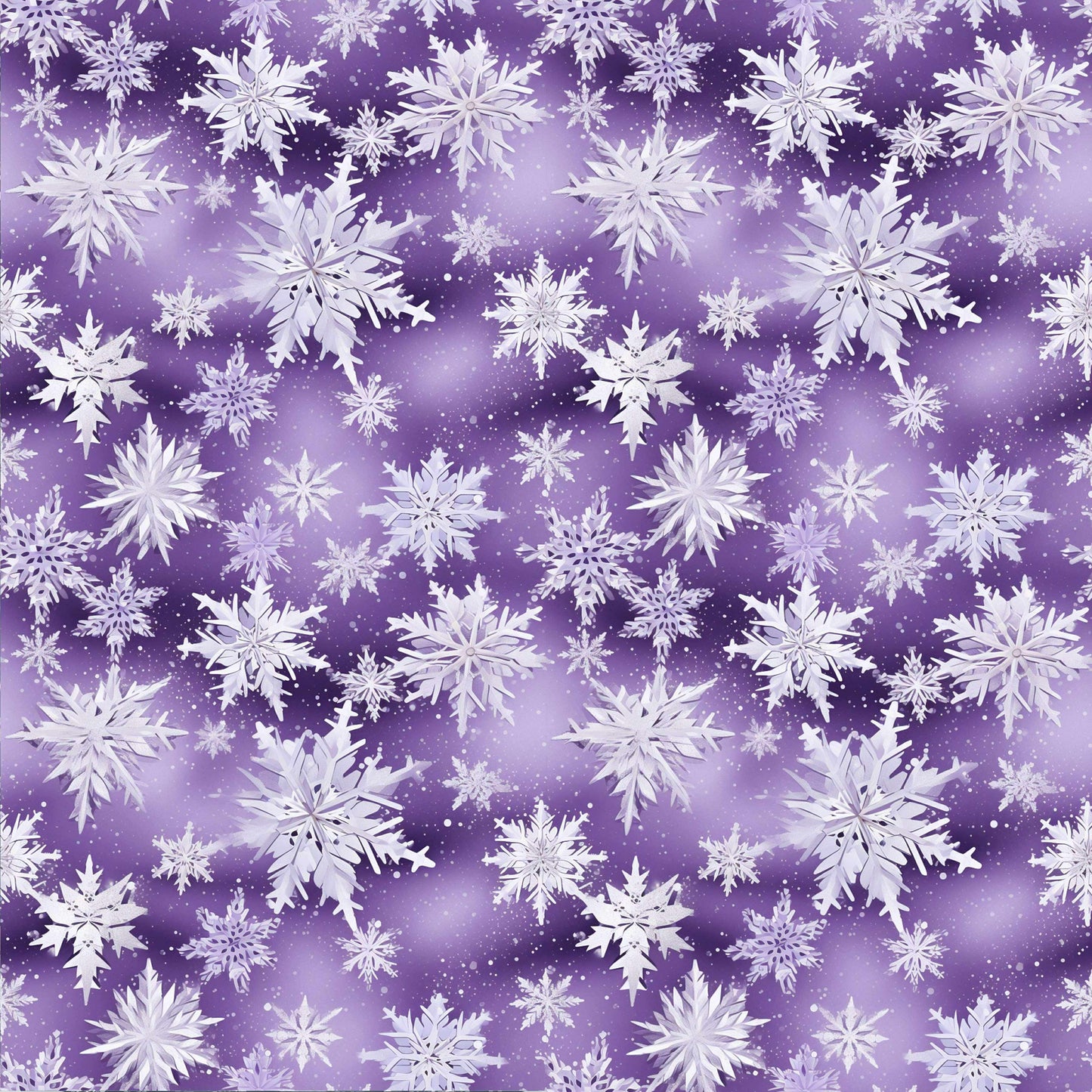 Purple Snowflake Hoodie