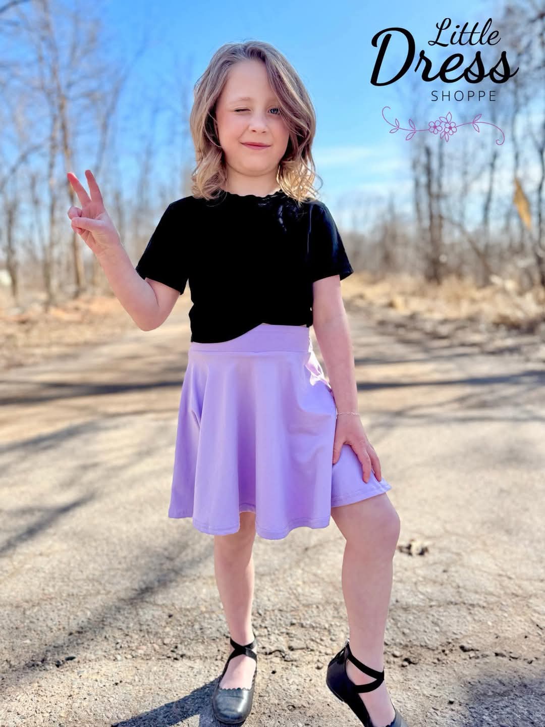 Solid Hidden Pocket Skort