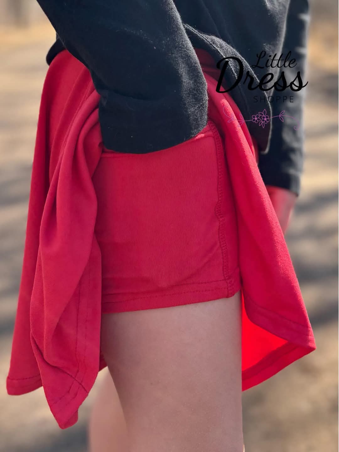 Solid Hidden Pocket Skort