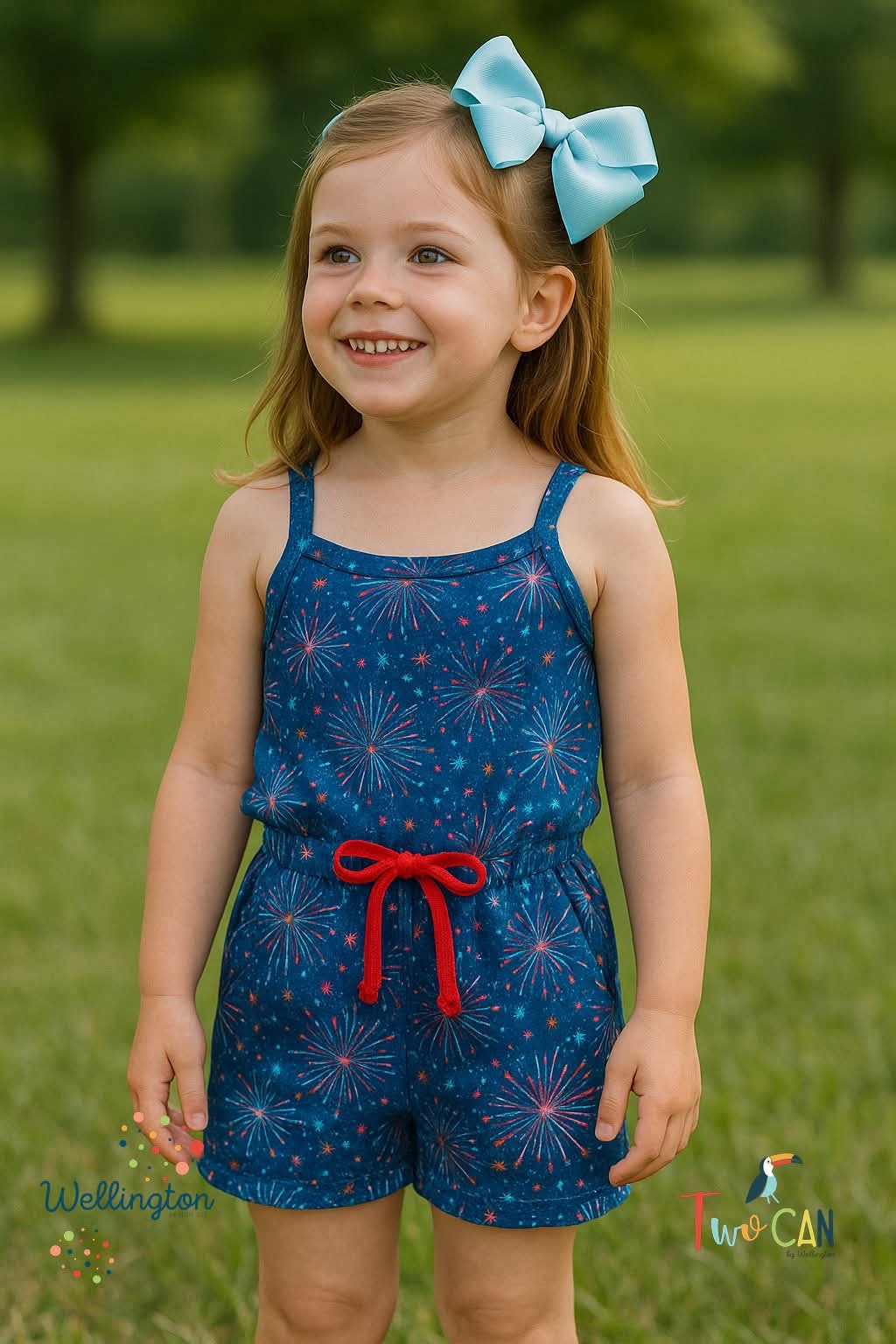 Blazing Bright Romper